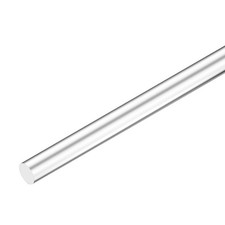 1-Pack Acrylic Round Rods, 11.8 x 0.59 Inch/ 300 x 15 mm Clear Acrylic Dowel ...