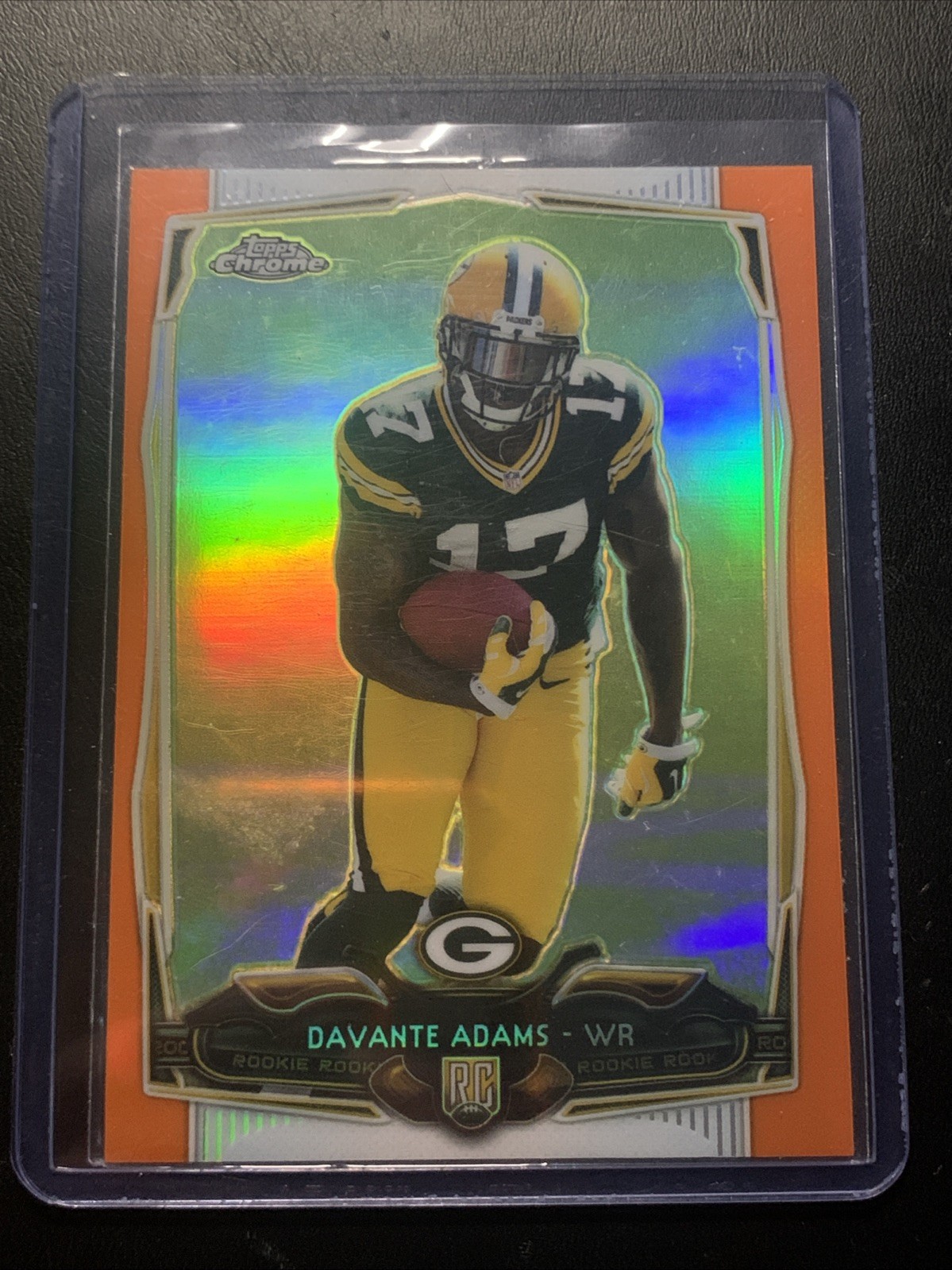 2014 Topps Chrome - Davante Adams #114 Orange Refractor (RC)