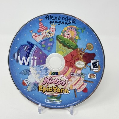 Kirby's Epic Yarn (Nintendo Wii, 2010) Game Only - Tested