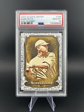 2024 Topps Allen & Ginter Babe Ruth Foil Filigree PSA 10