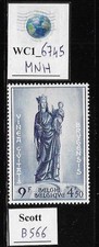 WC1_6745. BELGIUM. Top value of the 1954 HOLY LADY set. Scott B566. MNH