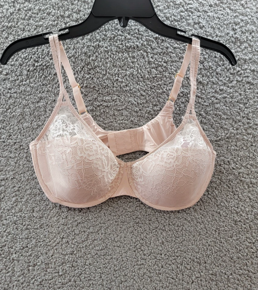 Sujetador con aros NATORI Graceful Full Fit Balconette Contour para mujer 36D rosa beige Foto 2 de 4