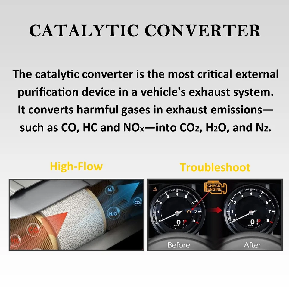 Catalytic Converter For Ford Mustang 2005 2006 2007 2008 2009 2010 V6 4.0L NEW - Image 2 of 4