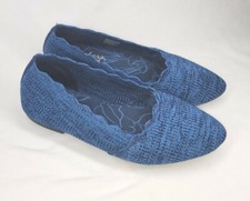 Skechers Women's Cleo Newford Slip-On Flats 44870 US Size 6.5 Blue