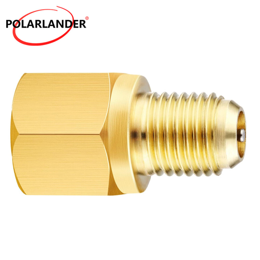 R1234YF Vacuum Pump Adapter 1/2'' Female to 1/4'' Male Flare R12