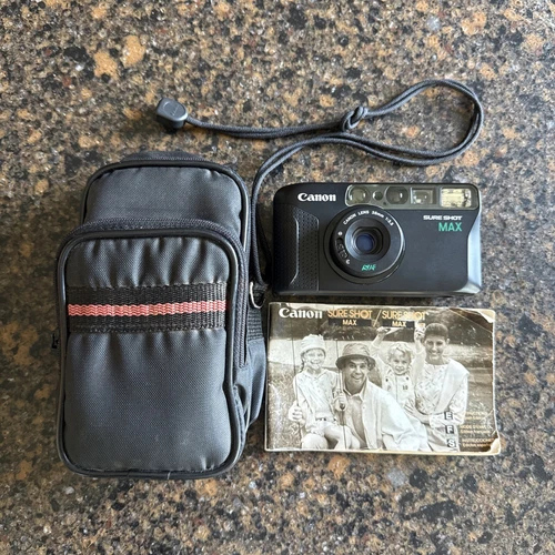 Canon Sure Shot Max Point Shoot Camera 38mm f/3.5 Lens Tested
