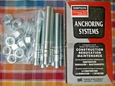 Simpson WA75614 3//4/" x 6 1//4/" Wedge-All Carbon-Steel Wedge Anchors 10//pk
