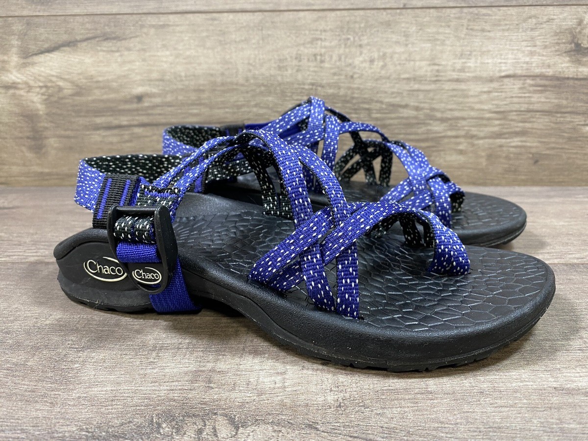 Chaco ZCloud Sport Sandals Hiking Trails Purple Black 