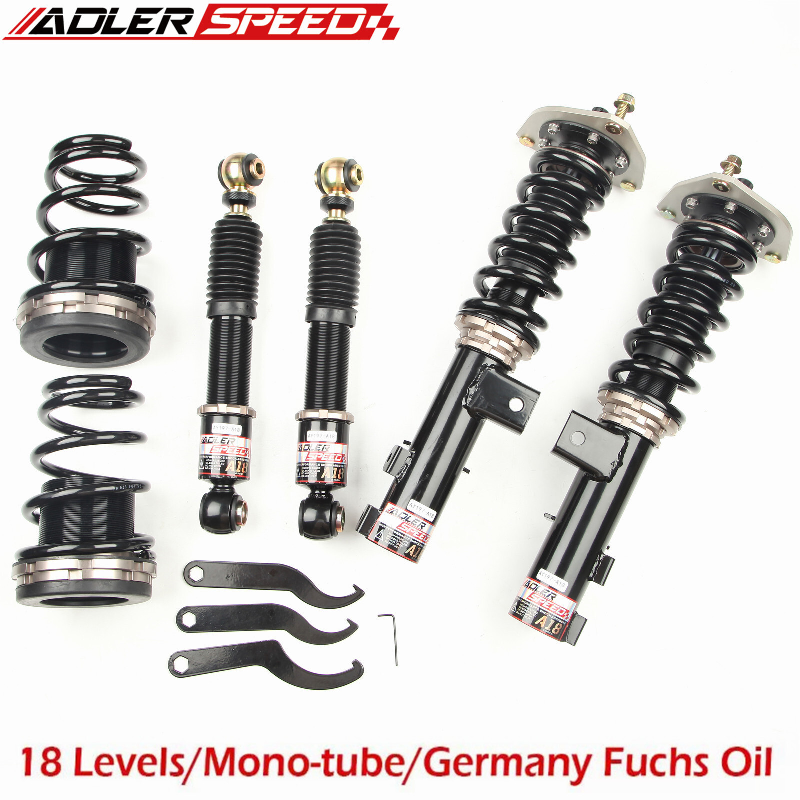 Coilovers Suspension Kit For Hyundai Veloster 12-16 18 Level Adj. Damper Springs