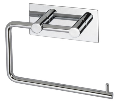 Toilettenpapierhalter Edelstahl poliert selbstklebend zum Aufkleben T602P