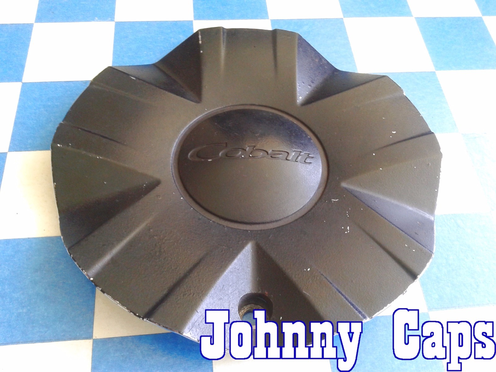 COBALT Wheels [43] PAINTED BLACK Center Caps # STW-188-1 Custom Wheel Cap (1)