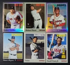 2019 Topps Heritage and High Numbers CHROME / REFRACTORS / SHORT PRINTS You Pick