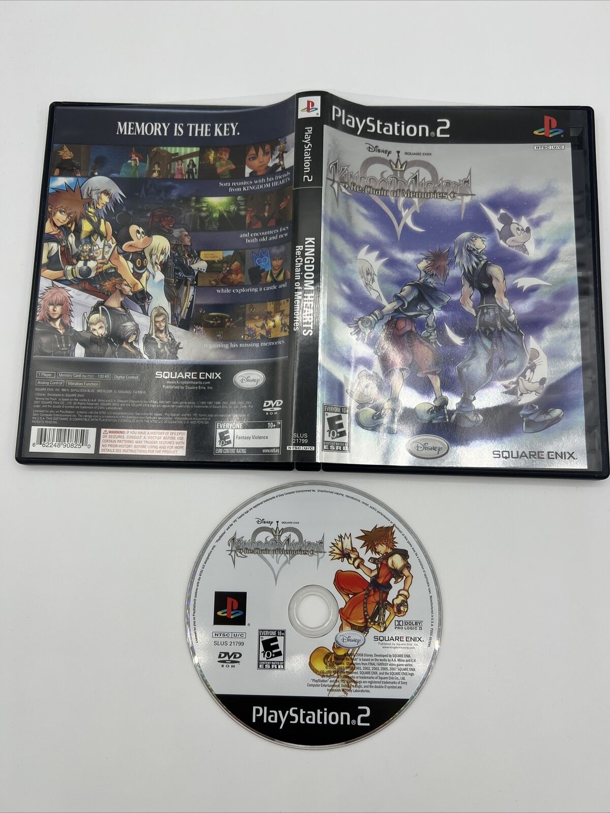 Kingdom Hearts RE Chain of Memories Sony Playstation 2 Game