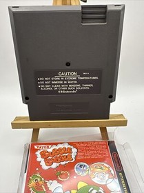 Bubble Bobble (Nintendo NES, 1988)small Peel on the label.