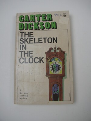 THE SKELETON IN THE CLOCK by Carter Dickson Berkley Book 1967 paperback PB