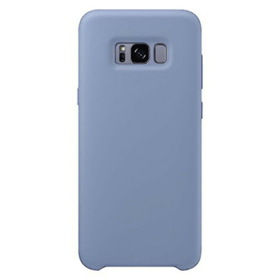For Samsung S8 Plus Liquid Silicone Gel Rubber Shockproof Case LIGHT BLUE