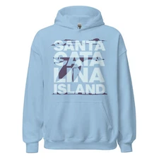 Santa Catalina Island Hoodie California Marine Sanctuary Heavy Hooded Sweatshirt