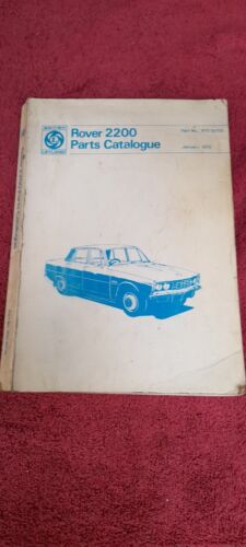 Rover 2200 Genuine Parts Catalogue, RTC9011A Dated 1975 - 第 1/9 張圖片