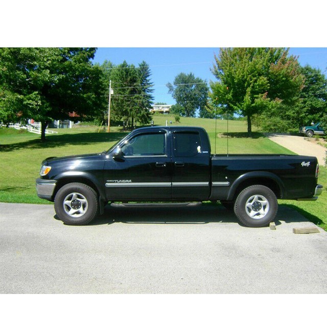 Fits 07-19 Toyota Tundra Crewmax Cab Slim Type Acrylic Window Visors