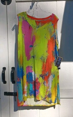 UBU Clothing Crush On You Women's Dress Artsy NWT Size Large NEW Janet Barnette