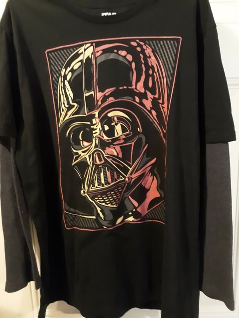 Download Star Wars Mens Black Darth Vader MadEngine Long Sleeve ...