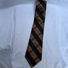 Gently used Oklahoma State University Cowboys polyester striped neck tie