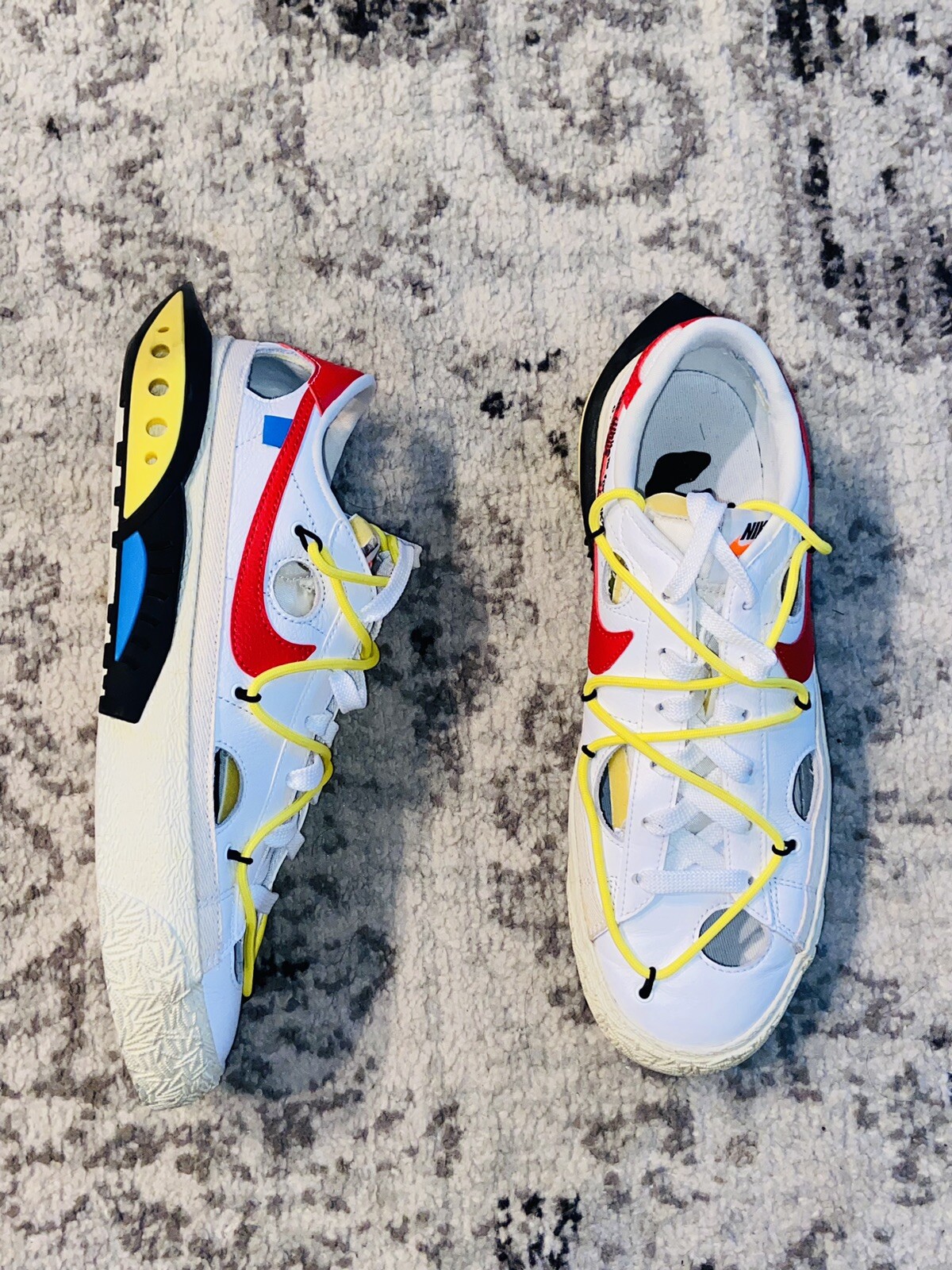 OFF WHITE X NIKE Taglia 9 Nike Blazer Low x Off White Bianco 2022 DH7863 100