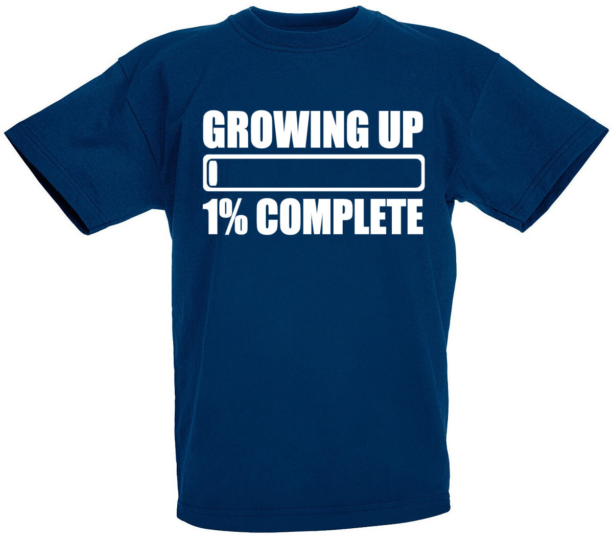 Growing Up 1% Complete 1st Birthday Gift T-Shirt For Year Old