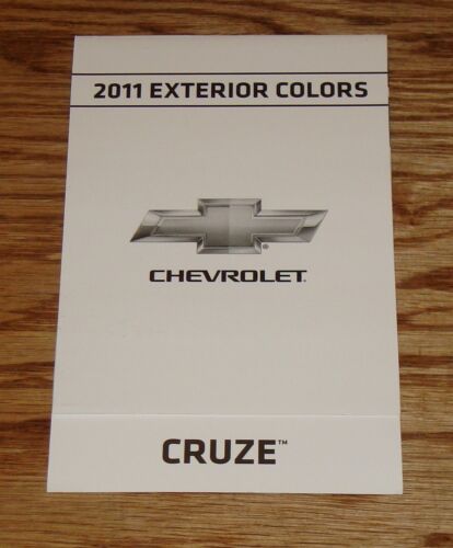 2011 Chevrolet Cruze Exterior Interior Colors Foldout Sales Brochure 11 Chevy - Picture 1 of 2