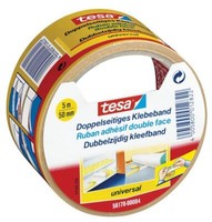 Tesa Doppelseitiges Klebeband Universal, 50 Mm X 5 M