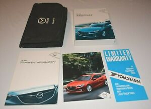 2014 MAZDA 3 OWNERS MANUAL GUIDE BOOK SET WITH CASE OEM | eBay