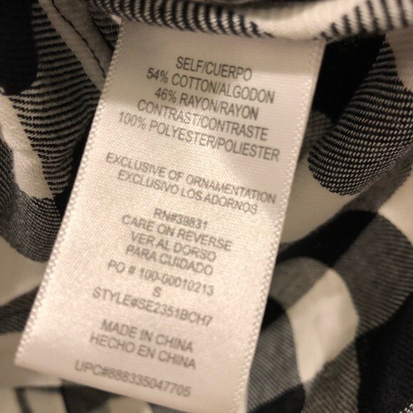 Sam Edelman Checkered Plaid Sequin Split Tail Jaz… - image 5