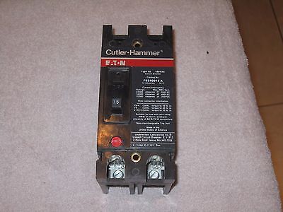 Cutler Hammer FS240015 A 15 Amp 480 VAC 2 Pole Circuit Breaker FS240015A FS
