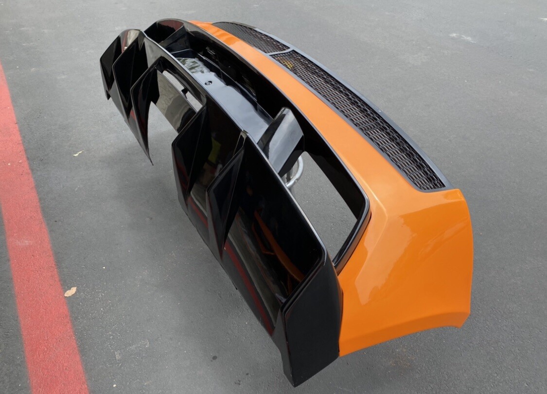 lamborghini gallardo superleggera rear bumper 2004 to 2008 Arancio