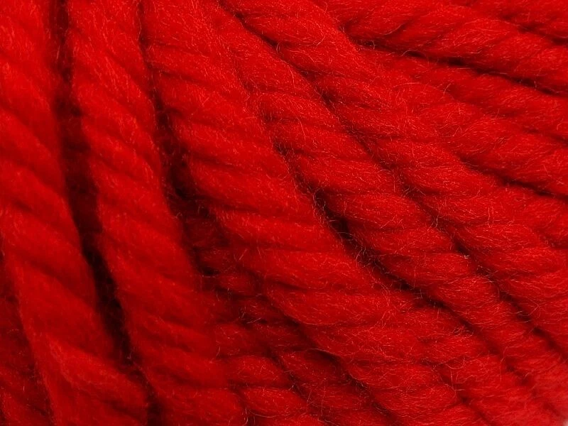 Hilo rojo Merino XL 77069 hielo 100 % lana merino súper voluminoso 100 gr 32yds Foto 2 de 4