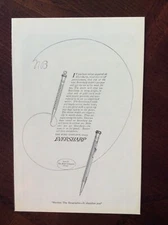 1921 vintage Original ad Eversharp Pencils fantastic condition 