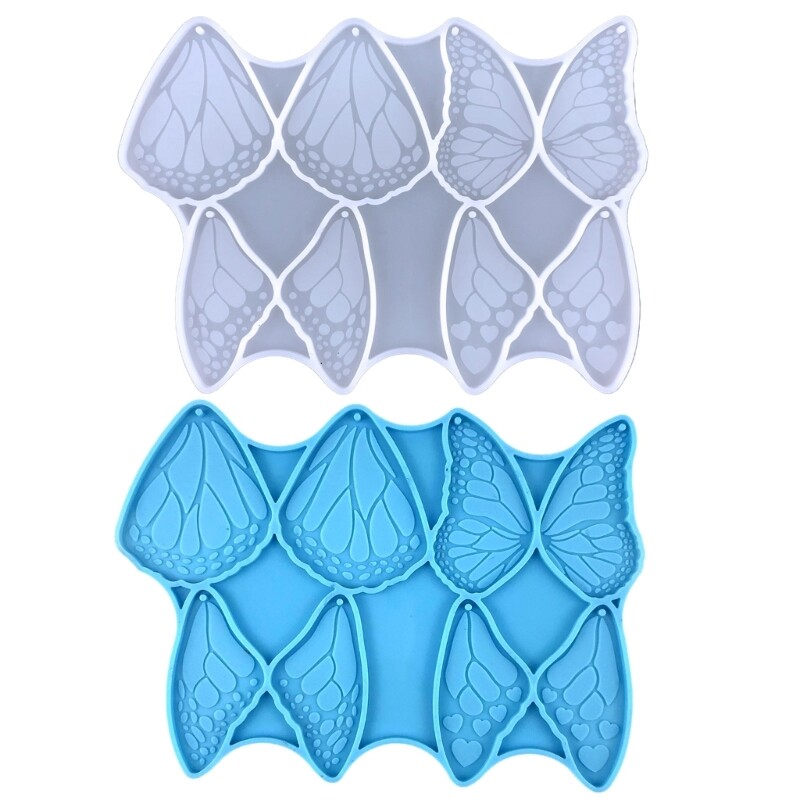 Butterfly-Silicone Mold Pendant Resin Epoxy Mold for Casting Keychain Earrings