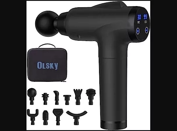 Olsky Massage Gun Deep Tissue Handheld Electric Muscle Massager