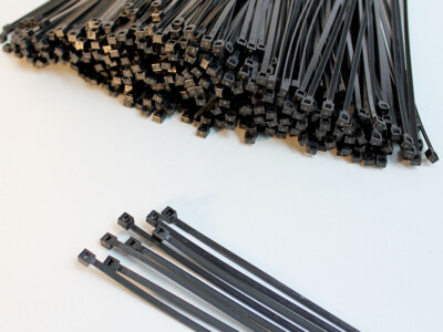 1000 Stück Kabelbinder Kabelband Basic Tie schwarz Industrie Qualität