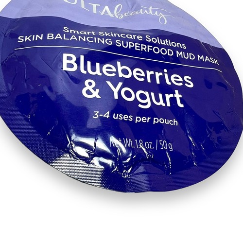 Ulta Beauty BLUEBERRIES & YOGURT Skin Balancing Superfood Mud Face Mask 1.8 Oz - Picture 2 of 3