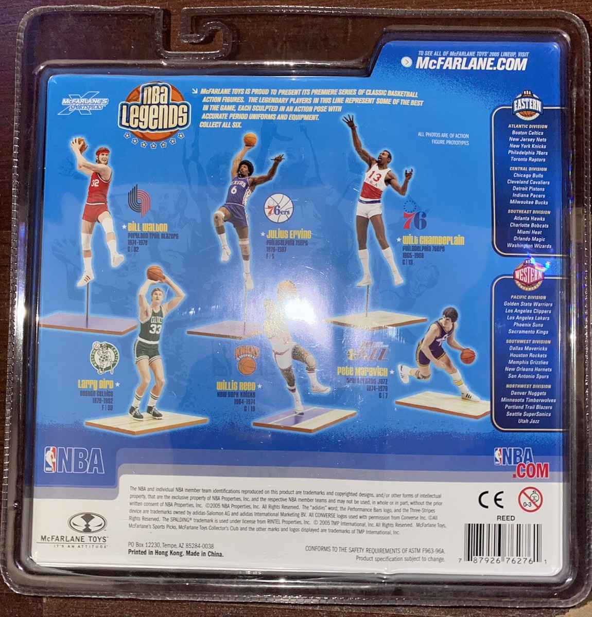 NBA W・リード フィギュア NBA Legends Willis Reed Mcfarlane Collectibles Hardwood Classics