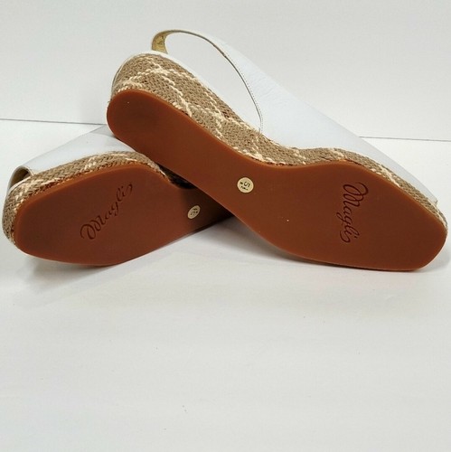 Vintage Bruno Magli "Dani" Sling Back Wedges NIB - Picture 8 of 10