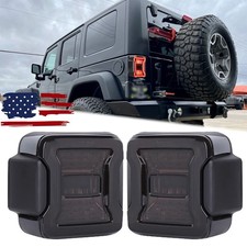 Smoke Led Tail Lights Rear Turn Signal Lamps For Jeep Wrangler Jk Jku 2008-2017 Smoke Led Tail Lights Rear Turn Signal Lamps For Jeep Wrangler Jk Jku 2008-2017