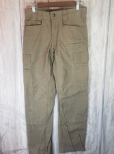 Noble Outfitters Mens 30x34 Full Flex HD Hammer Drill Dark Khaki Work Pants -5