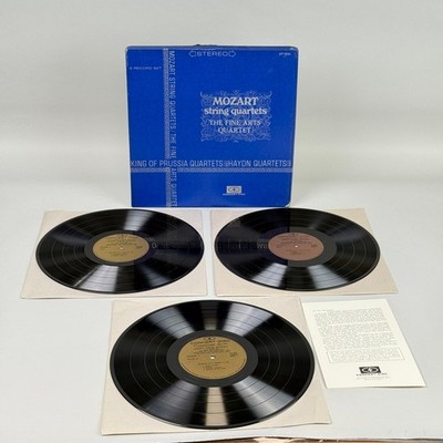 Mozart String Quartets The Fine Arts Quartet 3 Vinyl Record Set - NEAR MINT