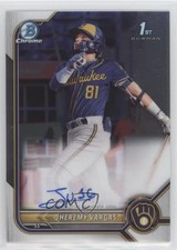 2022 Bowman Chrome Prospect Auto Jheremy Vargas #CPA-JVG Auto tj1