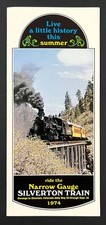 1974 Narrow Gauge Silverton Train Colorado Railroad Vintage Travel Brochure CO