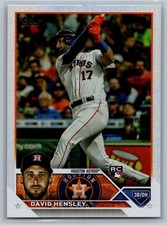 2023 Topps #649 David Hensley Rainbow Foil