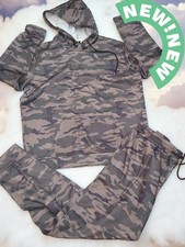 New Jogger outfit camo 2pc hoodie set Men XXL