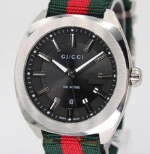 GUCCI YA142305 40MM Women's Red and Green Nylon Watch